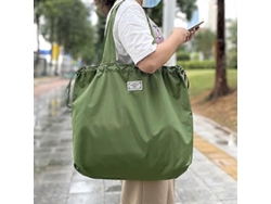 Bolso bandolera plegable, resistente y ligero para ir de compras y viajar, con gran capacidad. GOKOCO