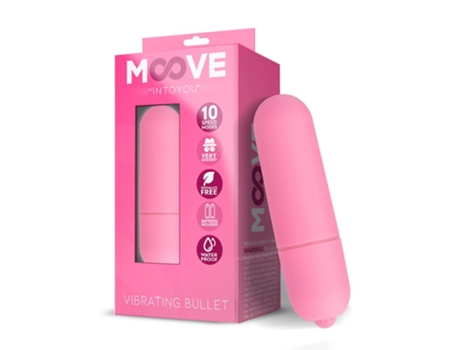 Bala Vibradora 10 Velocidades Rosa MOOVE