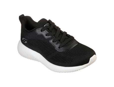 Zapatillas SKECHERS Bobs Squad Tough Mujer (36 - Negro)