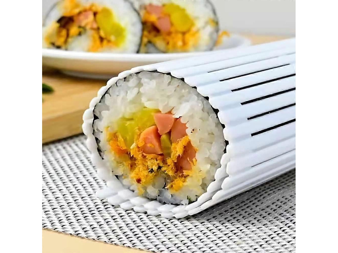 Tapete De Rodar Para Sushi Reutilizable De Plástico Pp Kit Diy Para Hacer Sushi Y Rollos De Pastel