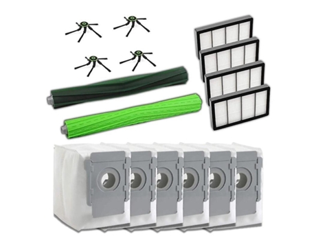 Para irobot s9 s9+ robô varredor de chão filtro tela escova de borda