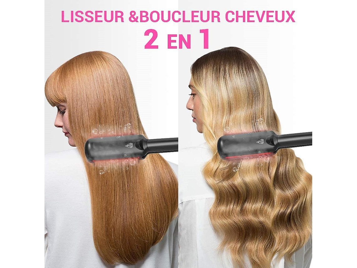 Plancha de pelo YIZHOOD Adc196 150 a 200 ℃ Negro