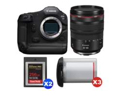 Canon Eos R1 + Rf 24-105mm F/4 L Is Usm + 2 Sandisk 256gb Extreme Pro Cfexpress Type B + 3 Canon Lp-e19 + Ebook “20 Consejos Para Fotos Que Impactan”
