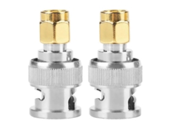 Adaptadores de prueba de conector BNC macho a SMA macho Hengjian (2 unidades)