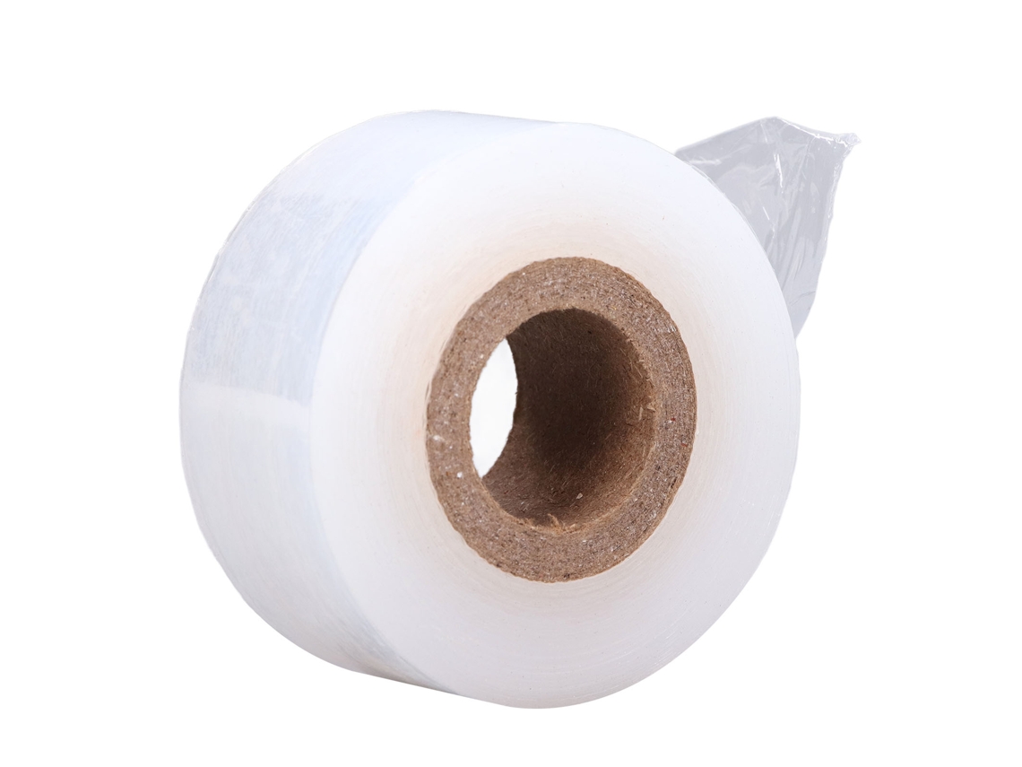 Cinta de injerto de PVC elástica y resistente de 29 mm con buena transmisión de luz para herramientas de jardinería y huertos.