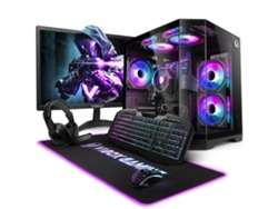 PC para juegos Vibox VI-26 completo • Monitor de 22'' • Ryzen 3 32g 4. Ghz • Radeon Vega 8 • 8 GB de RAM • SSD de 48 GB • Linux • Wifi