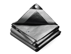 Lona De Polietileno Ultra Resistente Impermeable Recubierta Ambos Lados Con Ojalos De Aluminio Para Jardín Piscina 2x3
