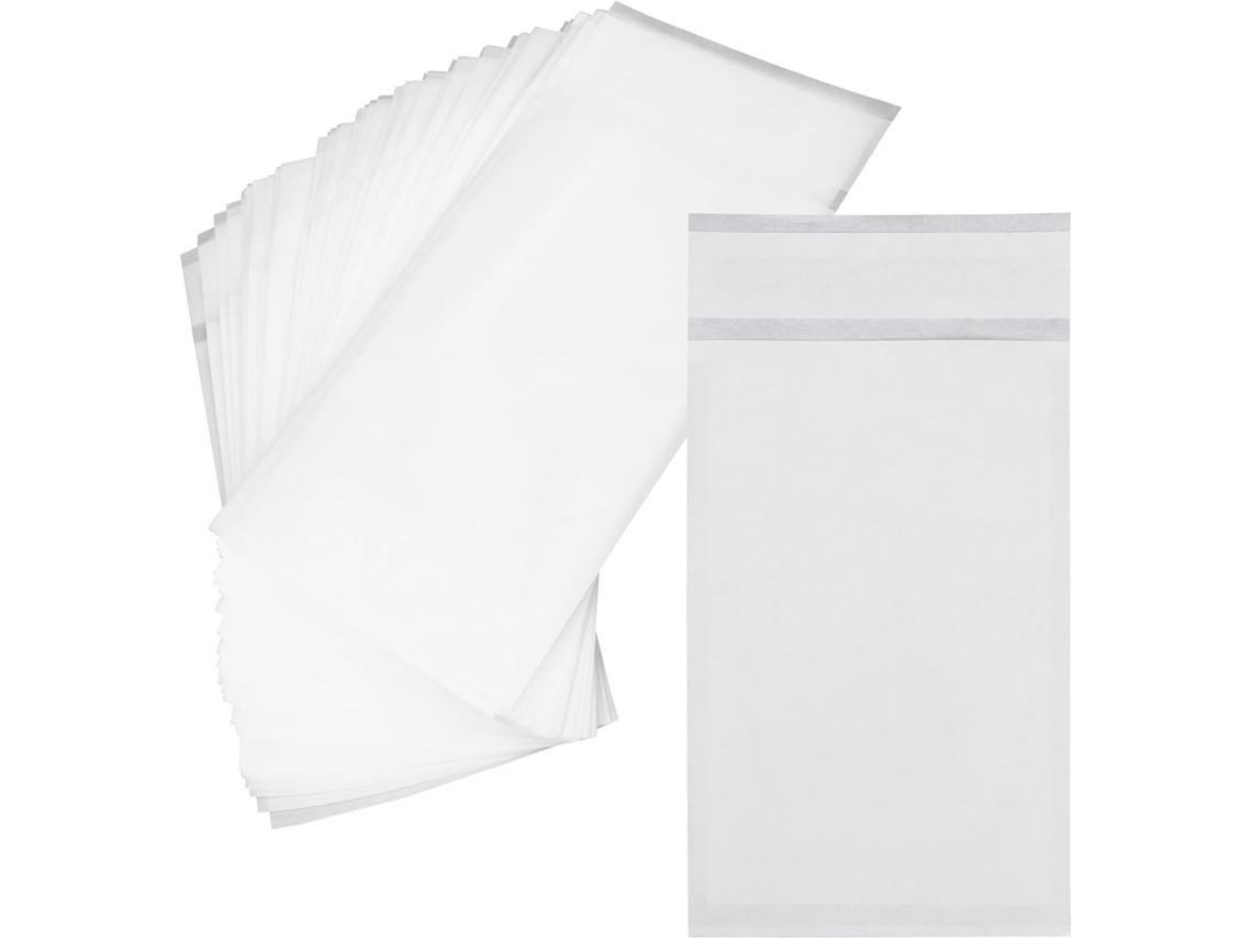 Bolsas De Papel Encerado Autoadhesivas,