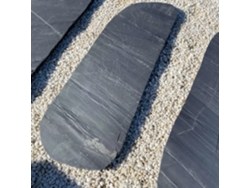 Paso Japonés Pizarra Oval Unidad / 50-70 Cm.