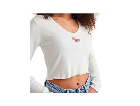 Camiseta TOMMY JEANS (XS - Blanco)