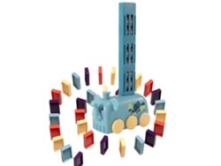 Trem De Blocos De Construção Automático Brinquedo Educativo Para Crianças Montar Pilhas Presente