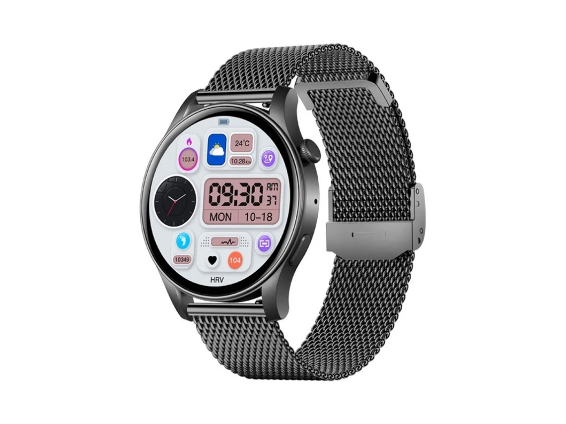 Smartwatch Impermeable Con Pantalla Amoled Pulsera Deportiva De Metal Interfaz Táctil Y Botón Batería De 7 A 14 Días Conectividad Yizhood