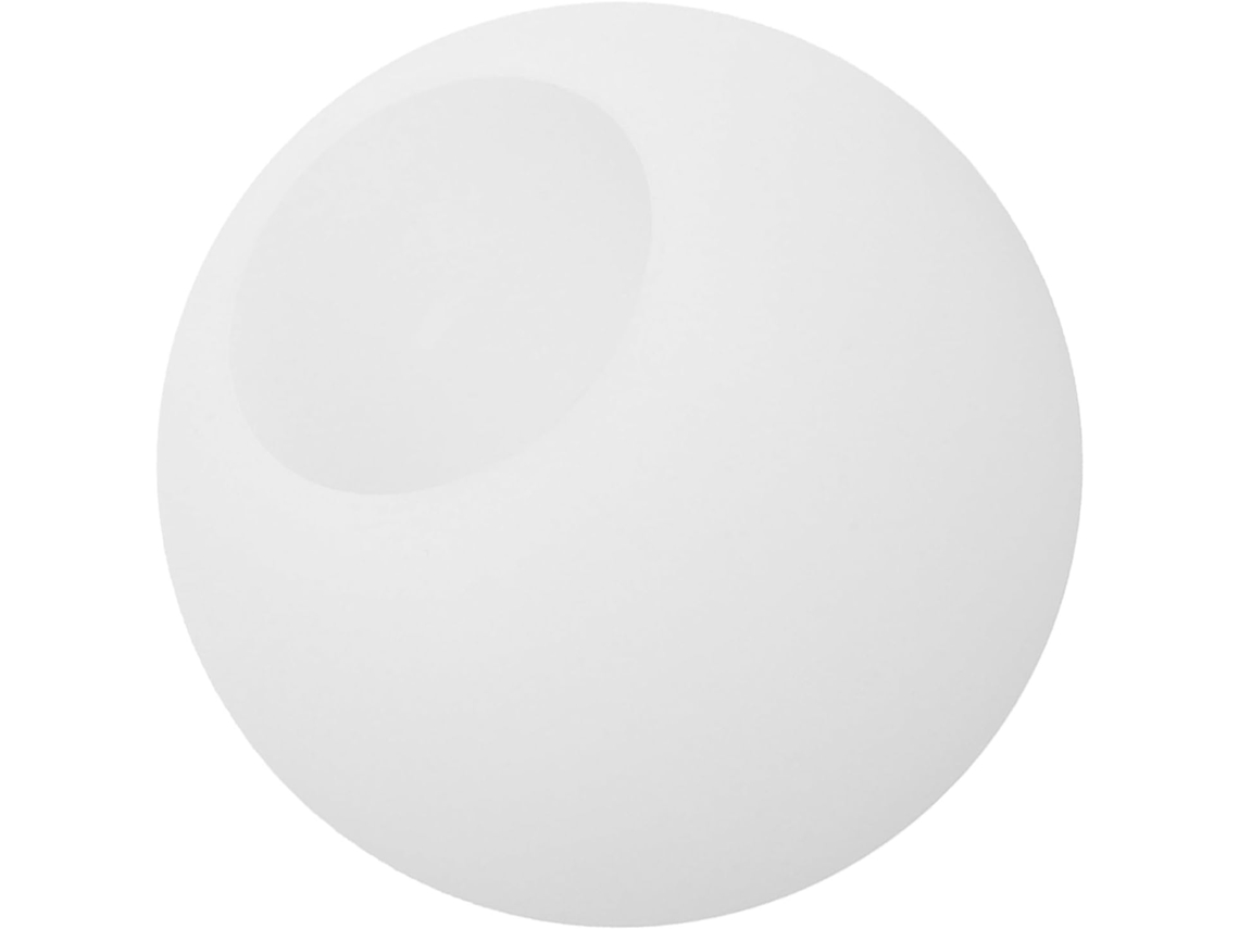 Lámpara De Pared Mm De Cristal Blanco Resistente