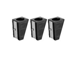 3pcs Ferramenta Portátil Mini Para Cue Tip: Trimmer, Shaper, Tapper - Reparo E Manutenção (preto)