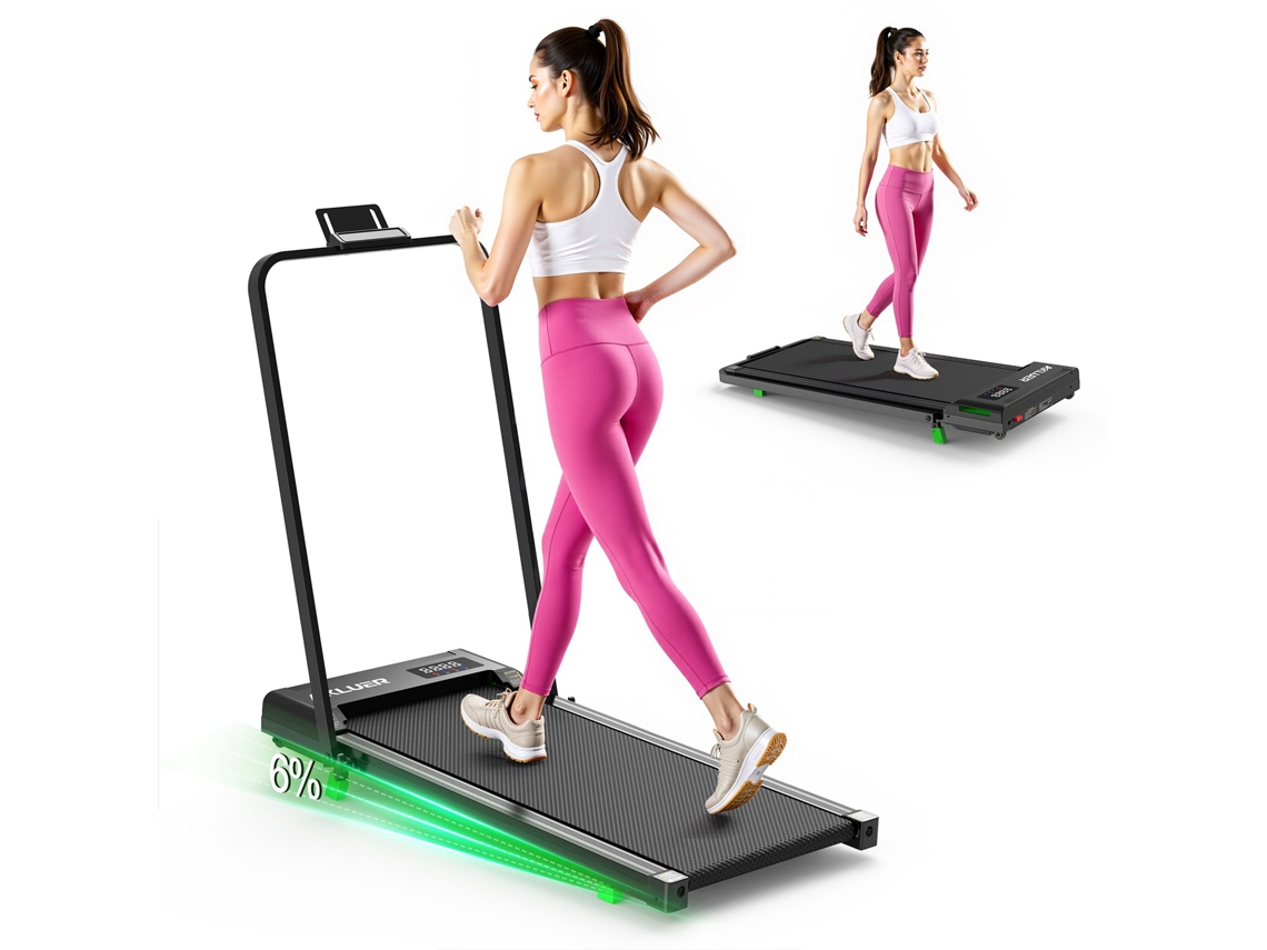 Cinta De Correr Plegable Akluer H03 Para El Hogar, 2,5 Cv, Inclinación Manual Del 6 %, Control Remoto.