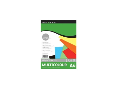 BLOC PAPEL 7 COLORES 21 HOJAS-120 gr/m2 (A4)