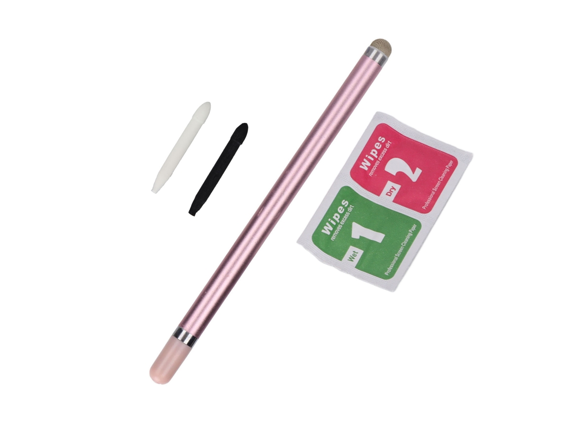 Bolígrafo Elegante Con Punta De Fibra Suave Y Duradera Para Pantallas Táctiles De Teléfonos Móviles Y Tabletas - Rosa