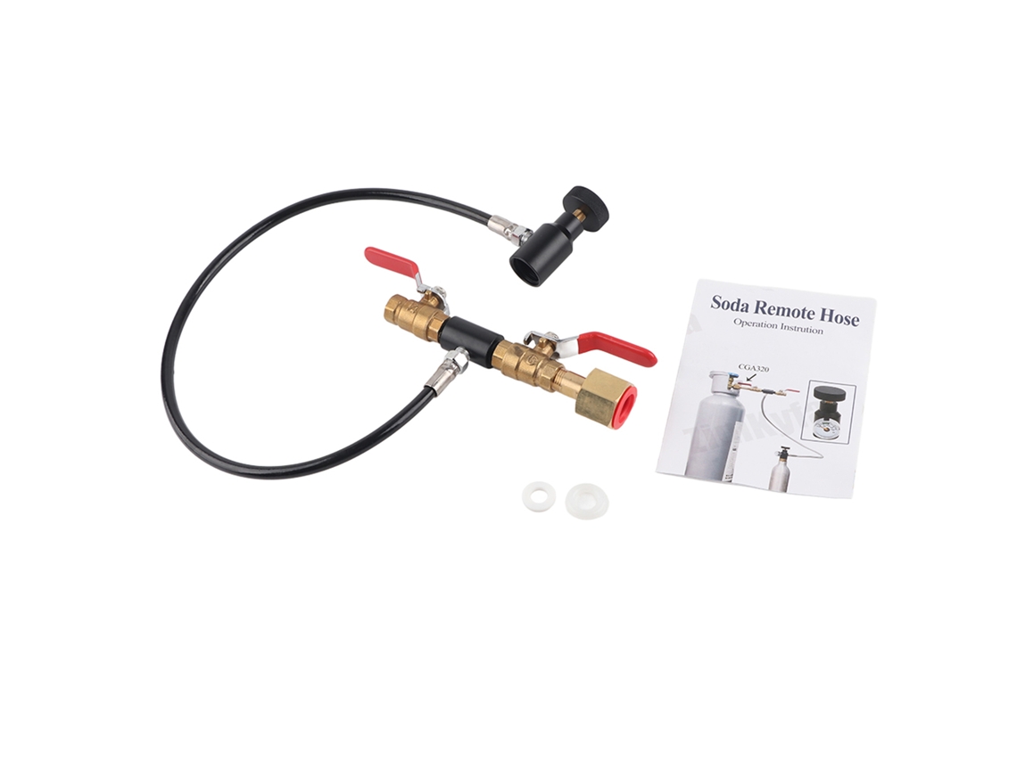 Adaptador de recarga de cilindro de CO2 (recarga y carga)