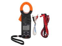 Multímetro Digital Dm203 Con Pinza Amperimétrica, 600 V/600 A, Para Medir Voltaje, Corriente Y Resistencia Ca/cc.
