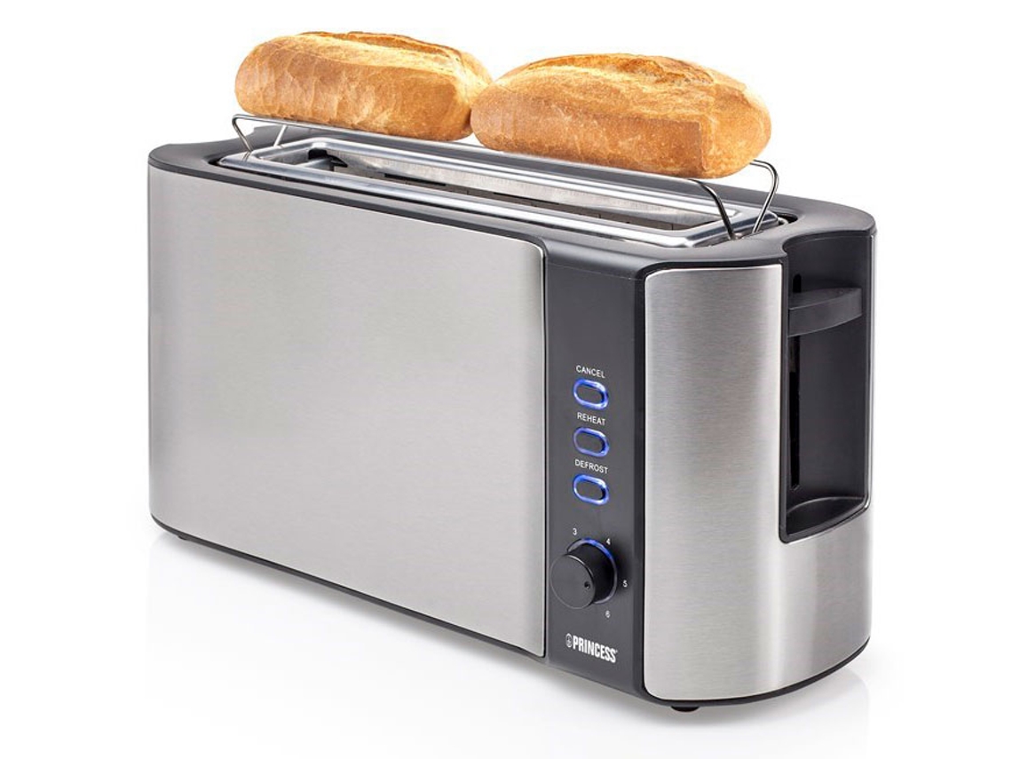 Tostador PRINCESS 142405 Largo Ancho 1 Ranura 925W Inox