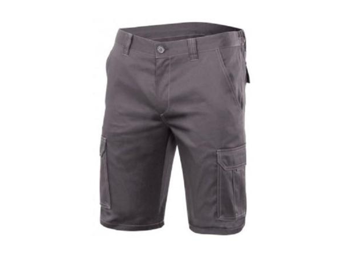 Bermuda multibolsillos stretch gris talla 34-60 talla europea talla 52