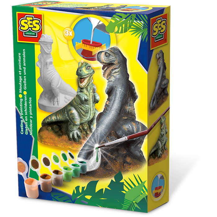 Juguete Criativo SES CREATIVE 01283 Pinta los Dinosaurios