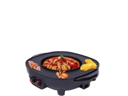 Parrilla eléctrica 2 en 1, 2000 W de potencia, superficie antiadherente, apta para 5-6 personas