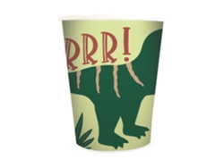 8 vasos de cartón de 25 cl - Dino SCRAPCOOKING
