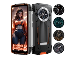 lSmartphone OSCAL Pilot 2 6.5'' 24GB 256GB duplo sim 4G laranja