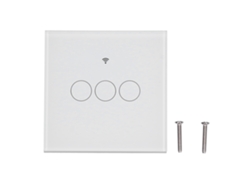 2026 Store-interruptor De Luz Inteligente Tuya Zigbee 3 Canales Eu Control Remoto Touch 100-240v 50/60hz