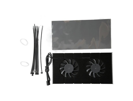 HURRISE Disipación rápida del radiador de la placa posterior de Gpu de la aleación de aluminio para Rtx3090 3080 3070