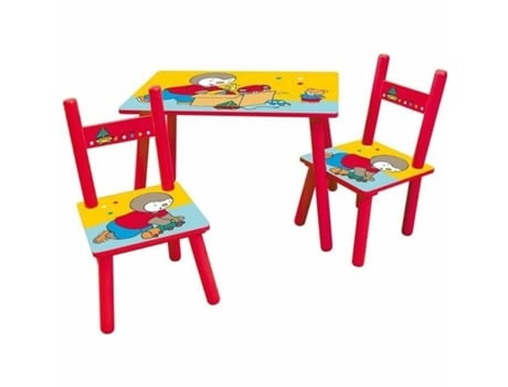 Conjunto de Mesa y Sillas para Niños FUN HOUSE T'CHOUPI