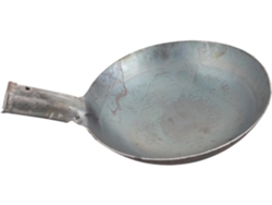 Cucharón De Hierro Resistente De 20 Cm De Diámetro Para Jardinería Y Limpieza Industrial.