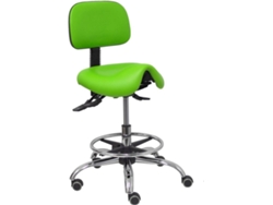 Taburete de Oficina PYC Zarza Verde (Similpiel)
