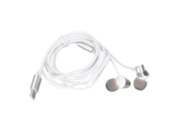 Auriculares Intrauditivos Con Decodificación Digital Cableados Ms21 1.2m Type-c Plata Blanco