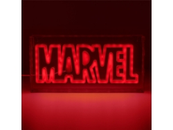 Lámpara Led Estilo Neón Logo Marvel 15 X 30 Cm B.active