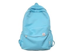 2026-mochila Impermeable De Nylon Para Mujer Adolescentes, Mochila Escolar Viaje Con Cremallera, Color Sólido, 20-35l