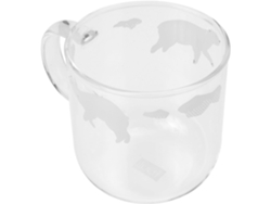 Taza De Café De Vidrio Transparente Con Asa, Taza De Té Portátil, Alto Contenido