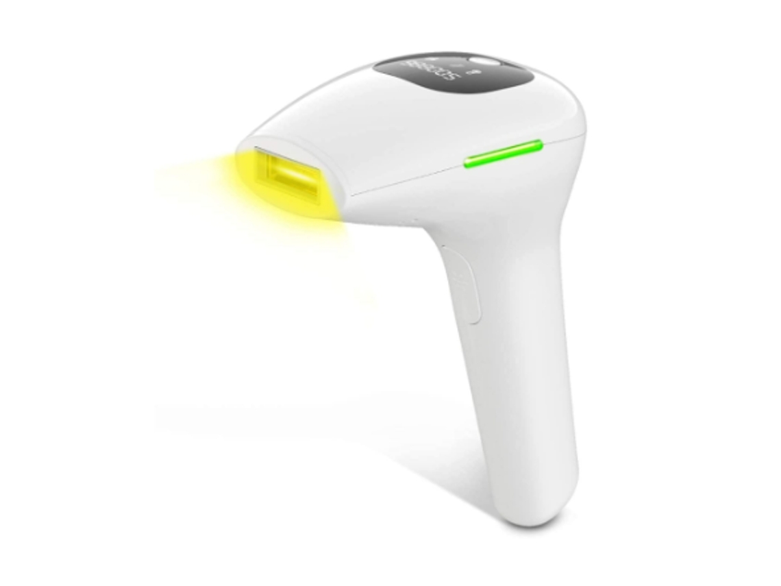 Depiladora de luz pulsada YIZHOOD Dlp248 blanca