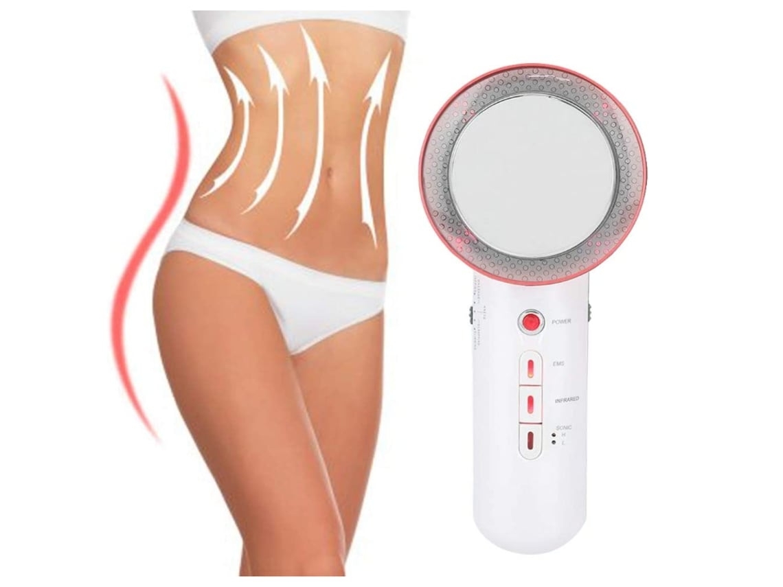 Máquina de cavitación para eliminar grasa, adelgazamiento, anticelulítico, multifuncional, color blanco Chennnls