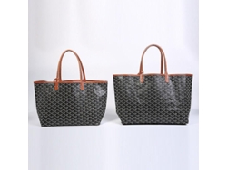 2026-bolsa Tote Goyard Dog Tooth De Gran Capacidad Con Logo Marca Material Pvc Para Mujer Estilo Maternidad Elementos Impresos/teñidos
