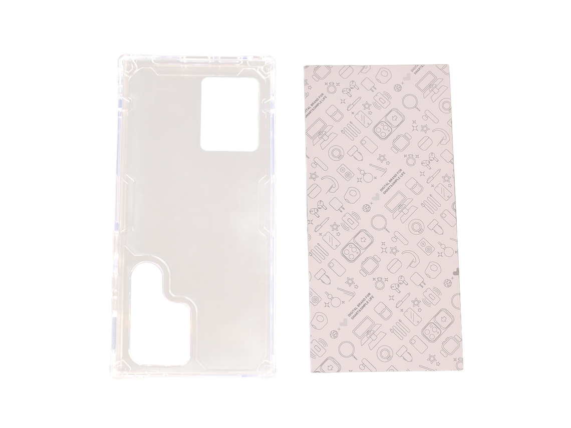 Capa De Proteção Para S23 Ultra Transparente Anti-choque Totalmente Inclusiva Case De Celular Leve
