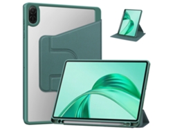 Capa Para Honor Pad X8a 11 Polegadas 2024 Com Ranhura Para Caneta Verde Escuro