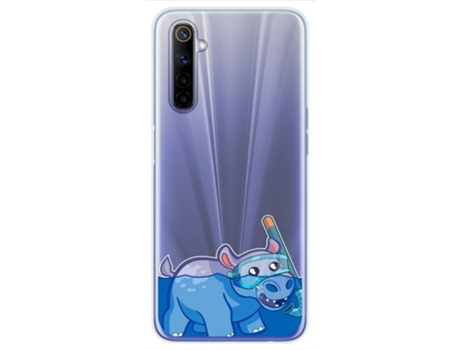 Carcasa Realme 6 TUMUNDOSMARTPHONE Dibujos Transparente Multicolor