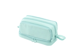 Precioso Estuche Para Lápices Con Gran Capacidad, Fácil De Limpiar, Con Asa Y Bolsillos Multicapa Para La Escuela Y El Hogar.