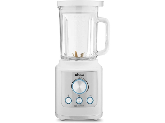 Batidora de Vaso UFESA BS4950 Opal Titaniu (1800 W - 1.8 L - Blanco)