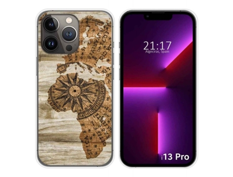 Carcasa iPhone 13 Pro (6.1) TUMUNDOSMARTPHONE Dibujos Multicolor