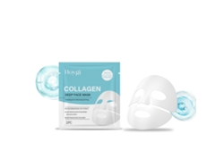 Mascarilla facial hidratante de colágeno en sobres individuales.