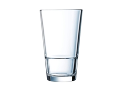 Set de Vasos Arcoroc Stack Up Transparente Vidrio (470 ml) (6 Unidades)