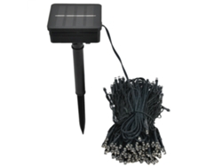 2026-cordón De Luces Solares 200leds Luz Blanca Cálida Impermeable Para Jardín Exterior Decoración